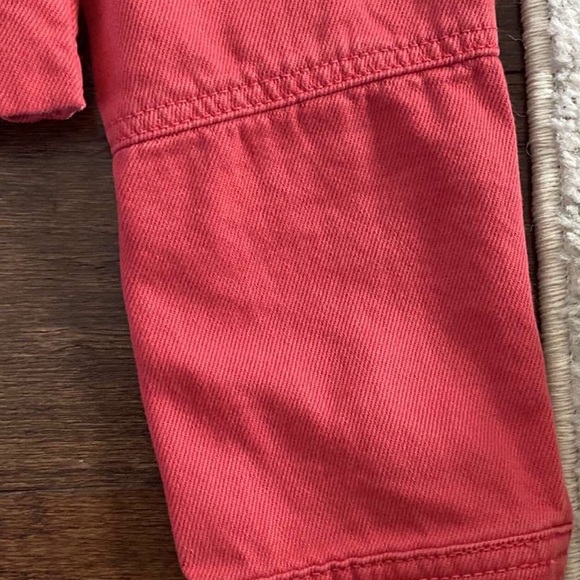 Free People- Rumors strawberry spritz denim jacket-XS-EUC - Picture 9 of 13